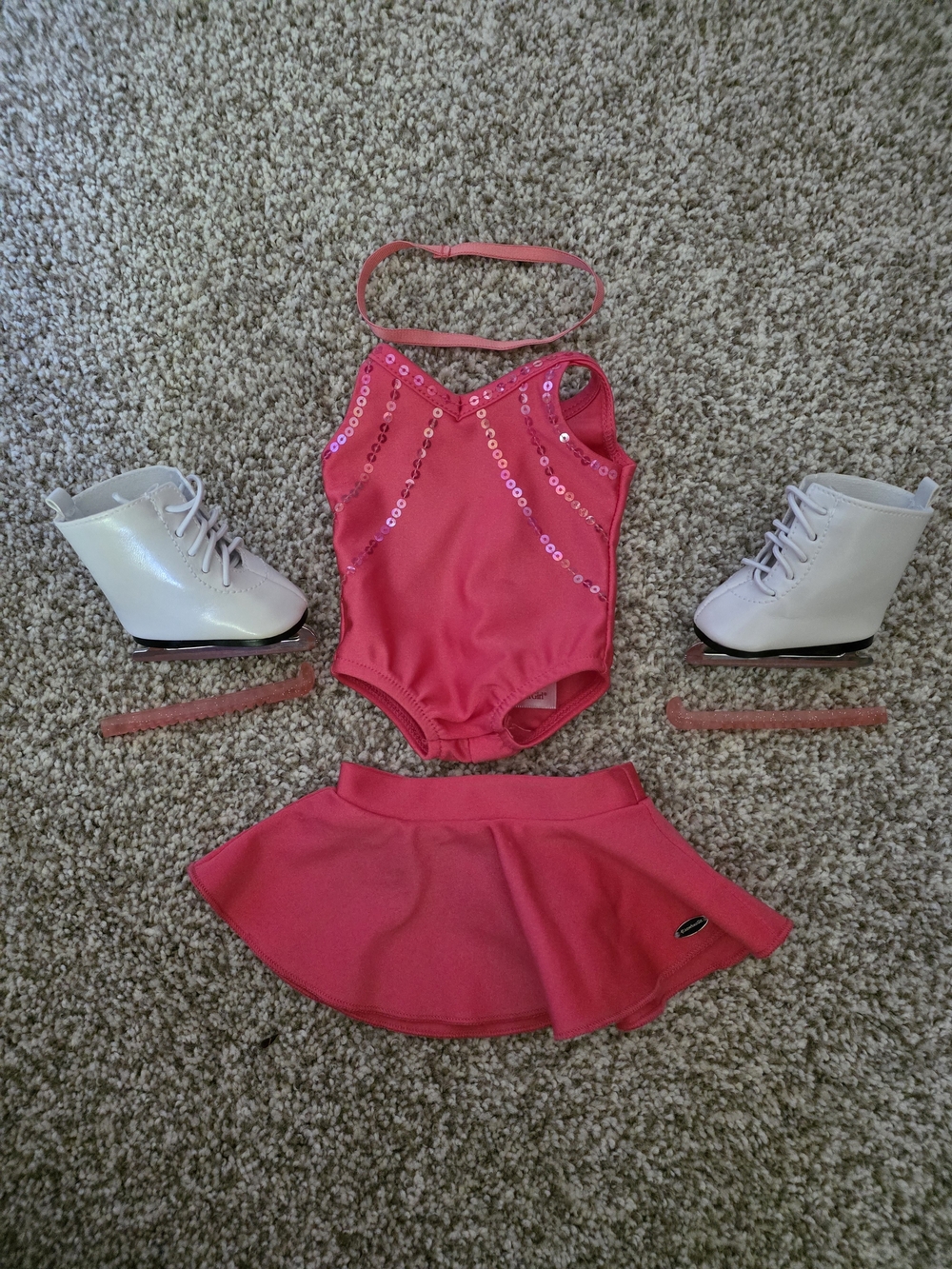 American Girl Sparkle And Spin Skating Outfit